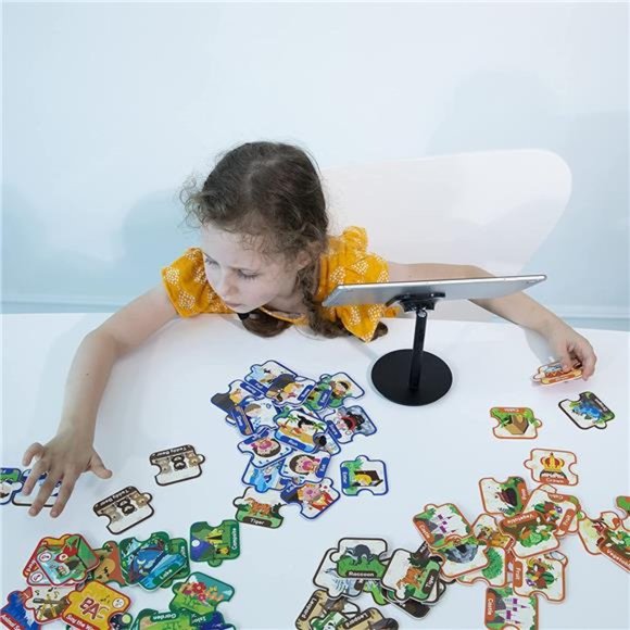 Funnyzzle Animal (AR App Based): Interactive 4D+ Word Flash Card Kit for Age 4+ - Picture 4 of 5